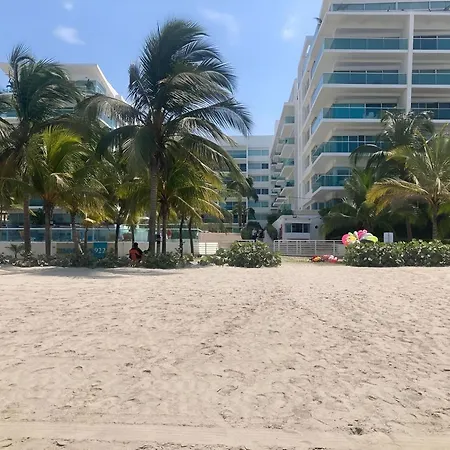 Frente Al Mar Con Acceso Directo A La Playa Morros 922 Apartamento Cartagena